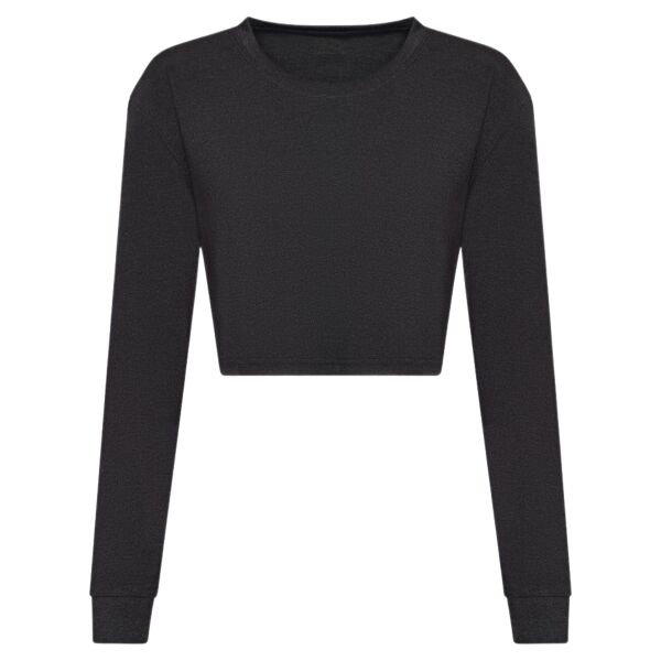 Women's long sleeve cropped T Thumbnail